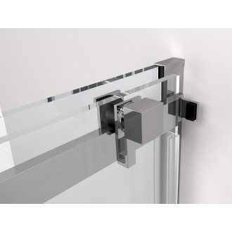 THRON SQUARE sprchové dveře 1200 mm, hranaté pojezdy, čiré sklo TL5012-5002