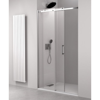 THRON ROUND sprchové dveře 1400 mm, kulaté pojezdy, čiré sklo TL5014-5005