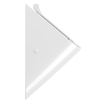 COMMUNITY urinál se zakrytým přívodem vody s otvory pro víko 31x54,5cm, bílá 769611