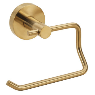 X-ROUND GOLD držák toaletního papíru bez krytu, zlato mat XR704GB