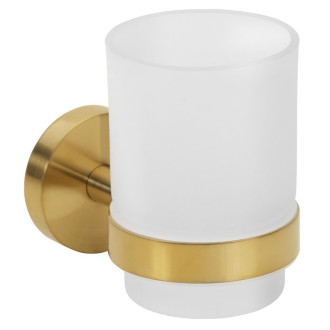 X-ROUND GOLD sklenka, mléčné sklo, zlato mat XR903GB