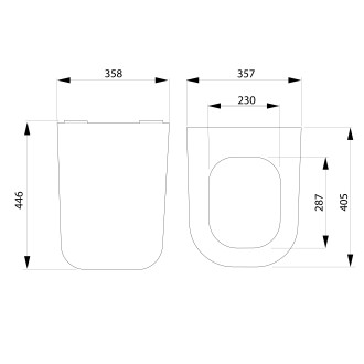 WALTER WC sedátko, Slim, Soft Close, duroplast, bílá 201.505.4