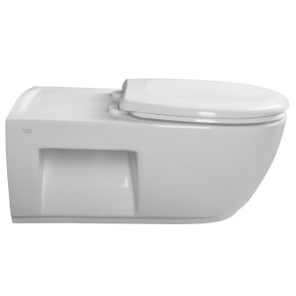 HANDICAP závěsná WC mísa prodloužená, Rimless, 37x70 cm, bílá TU1206