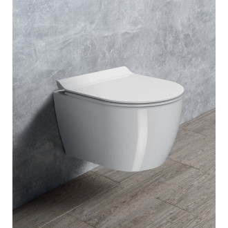 PURA závěsná WC mísa, Swirlflush, 35x46cm, bílá ExtraGlaze 880211