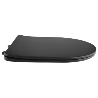 PACO WC sedátko, SLIM, Soft Close, černá mat PCS1012B