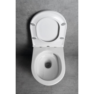 FULDA závěsná WC mísa, Vortex Rimless, 36x52,5cm, bílá 201.408.4