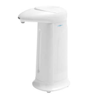 Bezdotykový dávkovač mýdla na postavení, 350ml, 83x196x135mm, ABS/bílá 08131