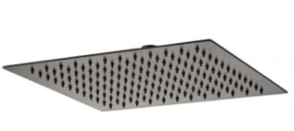 MEXEN SLIM Sprchová hlavice 25x25 cm černá 79125-70