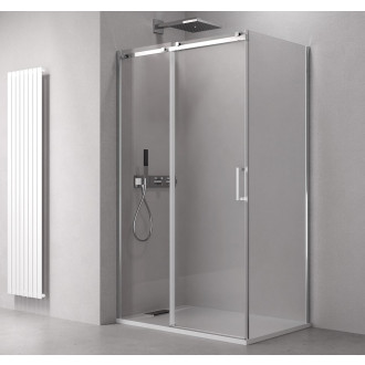 THRON SQUARE obdélníkový sprchový kout 1100x900mm, hranaté pojezdy TL1190-5002