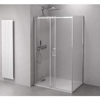 THRON SQUARE obdélníkový sprchový kout 1100x900mm, hranaté pojezdy TL1190-5002