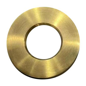 Kovová krytka přepadu umyvadla, 30 mm, zlato mat AR919 AR919