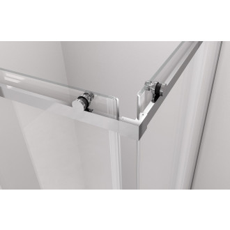 THRON ROUND obdélníkový sprchový kout 1100x800mm, kulaté pojezdy, rohový vstup TL2180-5005