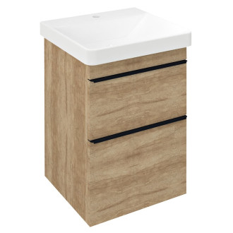 SITIA umyvadlová skříňka 46,4x70x44,2cm, 2xzásuvka, dub alabama SI050-2222
