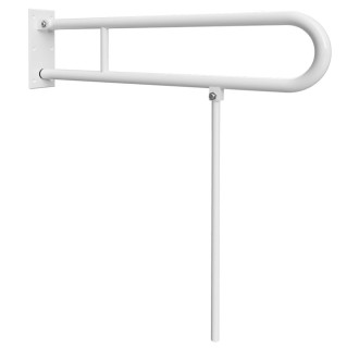 HANDICAP madlo sklopné s opěrnou nohou 813mm, bílá XH523W