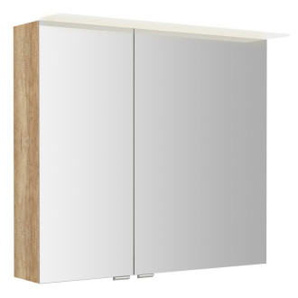 LINEX galerka s LED osvětlením, 80x70x15cm, dub alabama LX080-0022