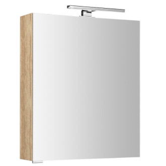 MIRRÓ galerka s LED osvětlením, 60x70x16cm, levá/pravá, dub alabama MC060-0022