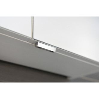 RIWA galerka s LED osvětlením, 3x dvířka, 121x70x17cm, dub alabama RIW120-0022