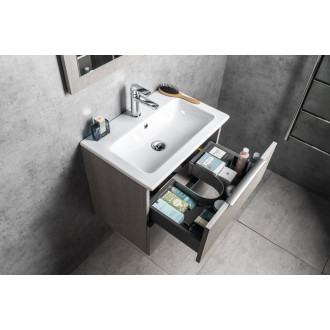 CIRASA umyvadlová skříňka 58x54x39cm, dub stříbrný CR592-1111