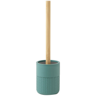 THEA WC štětka na postavení, zelená/bambus TH3347