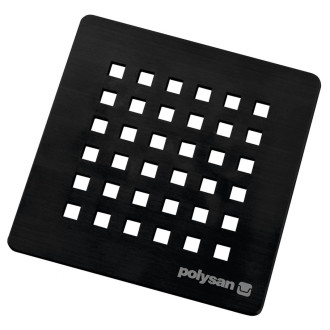 FLEXIA čtvercová krytka sifonu, černá 73247 50912