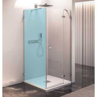FORTIS EDGE sprchové dveře bez profilu 900mm, čiré sklo, pravé FL1290R