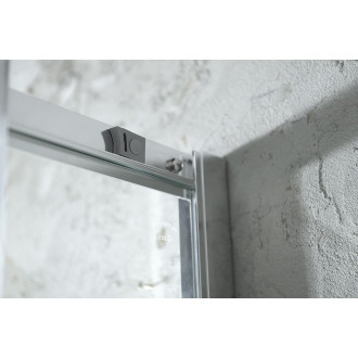 AGGA čtvercová sprchová zástěna 900x900mm, čiré sklo HLF909Y
