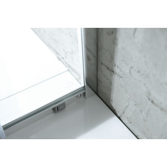 AGGA čtvercová sprchová zástěna 900x900mm, čiré sklo HLF909Y