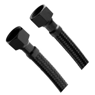 Flexibilní nerezová hadice FxF 3/8"x3/8", 60cm, černá mat 33106B 33106B