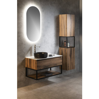 SKARA deska Rockstone 91,2x12x46cm, bílá mat CG026-0101