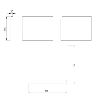 CARMEN panel rohový, levý 30328 51246