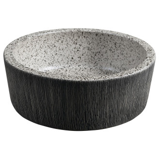 PRIORI keramické umyvadlo na desku, ? 41 cm, granit PI035