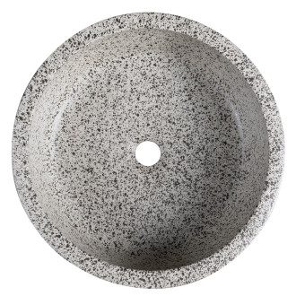 PRIORI keramické umyvadlo na desku, ? 41 cm, granit PI035