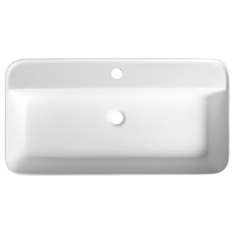 BRAHEA umyvadlo zápustné, Rockstone, 75x39 cm, bílá mat BE775