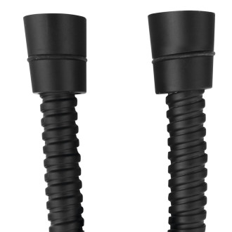 POWERFLEX kovová sprchová hadice, 120cm, černá mat FLEX120B