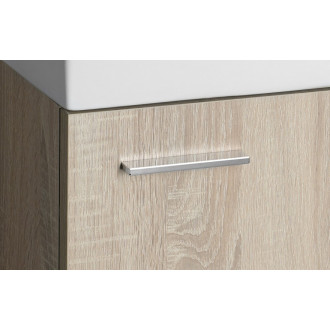 ZOJA skříňka s keramickým umyvadlem 40x22 cm, dub platin 51049DP-02