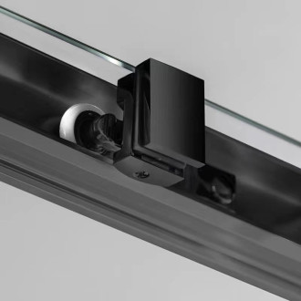 SIGMA SIMPLY BLACK sprchové dveře posuvné 1000 mm, čiré sklo GS1110B