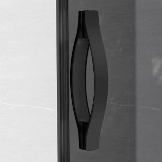 SIGMA SIMPLY BLACK sprchové dveře posuvné 1000 mm, čiré sklo GS1110B