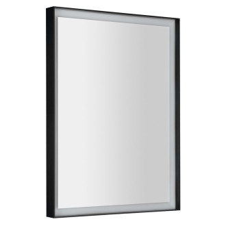 SORT zrcadlo s LED osvětlením 60x80cm, senzor, 2700-6500K, černá mat ST080S