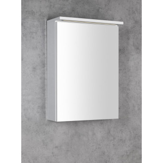 KAWA STRIP galerka s LED osvětlením 50x70x22cm, bílá WGL50S