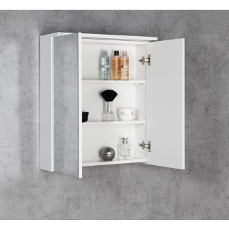 KAWA STRIP galerka s LED osvětlením 60x70x22cm, bílá WGL60S