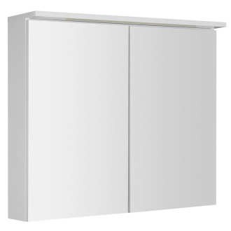 KAWA STRIP galerka s LED osvětlením 80x70x22cm, bílá WGL80S