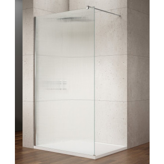 VARIO CHROME jednodílná sprchová zástěna ke stěně, sklo nordic, 1000 mm GX1510-05