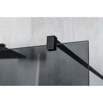 VARIO BLACK jednodílná sprchová zástěna ke stěně, sklo nordic, 1000 mm GX1510-06