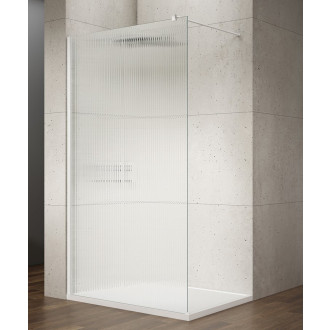VARIO WHITE jednodílná sprchová zástěna ke stěně, sklo nordic, 1100 mm GX1511-07