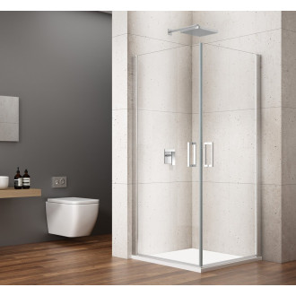 LORO sprchové dveře jednodílné pro rohový vstup 900mm, čiré sklo GN4990