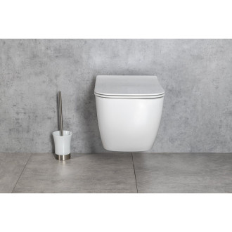 VEA závěsná WC mísa Rimless, 34,5x52cm, bílá 10VA02001