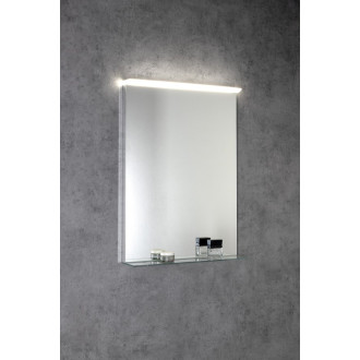 TRAKA zrcadlo s LED osvětlením a poličkou, 60x80cm