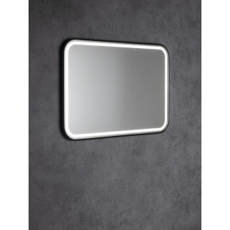 CETIS zrcadlo s LED osvětlením 100x70cm, černá mat CT100