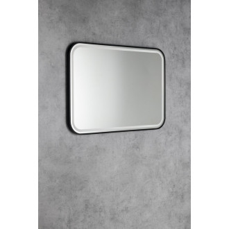 CETIS zrcadlo s LED osvětlením 100x70cm, černá mat CT100