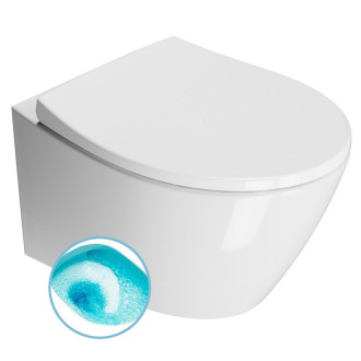 MODO závěsná WC mísa, Swirlflush, 37x52cm, bílá ExtraGlaze 981611